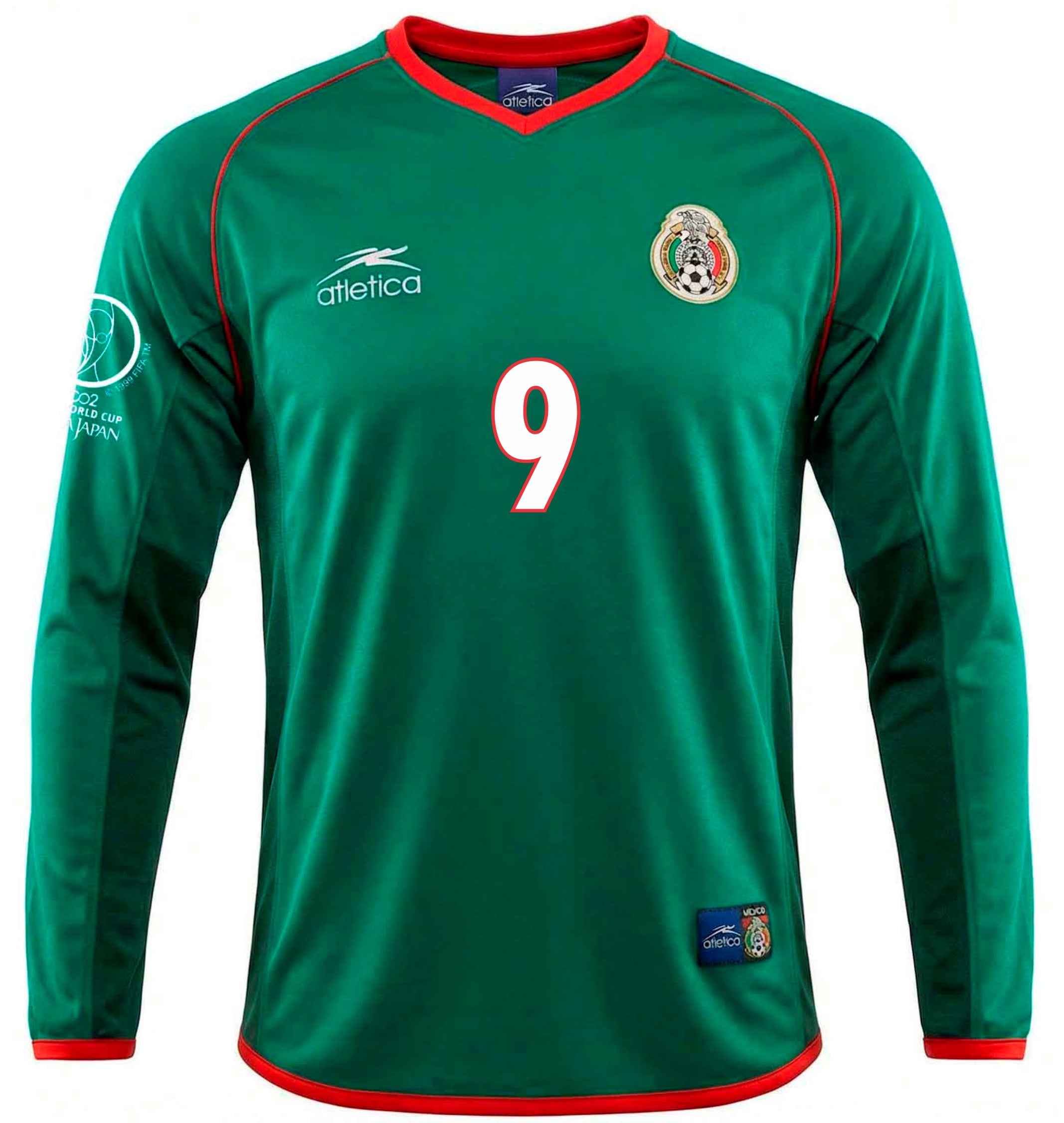 Jersey Mexico WC 2002 Local Manga Larga
