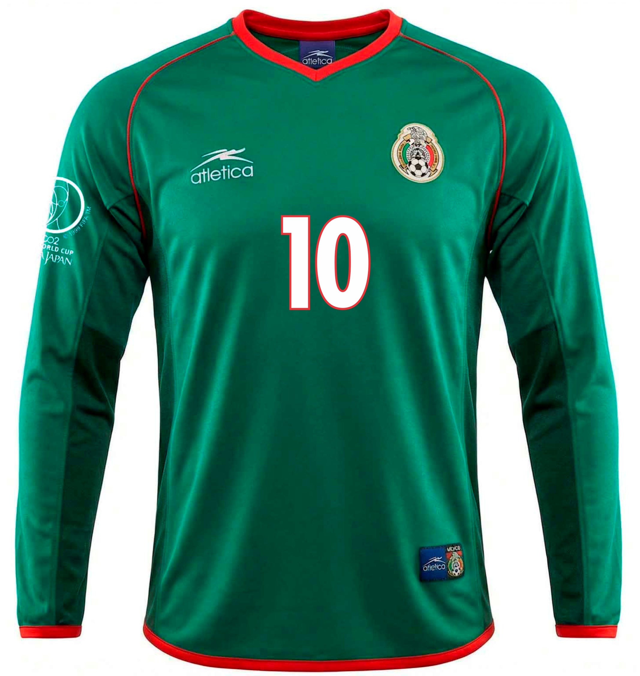 Jersey Mexico WC 2002 Local Manga Larga