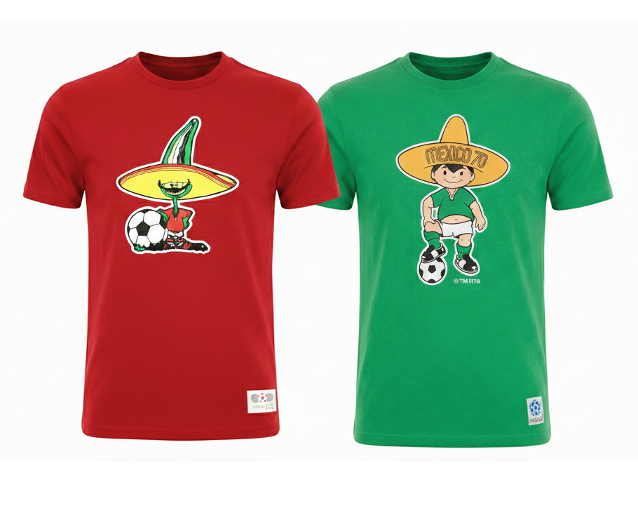 Set 2 Playeras Mexico 70 y 86 FIFA Classics