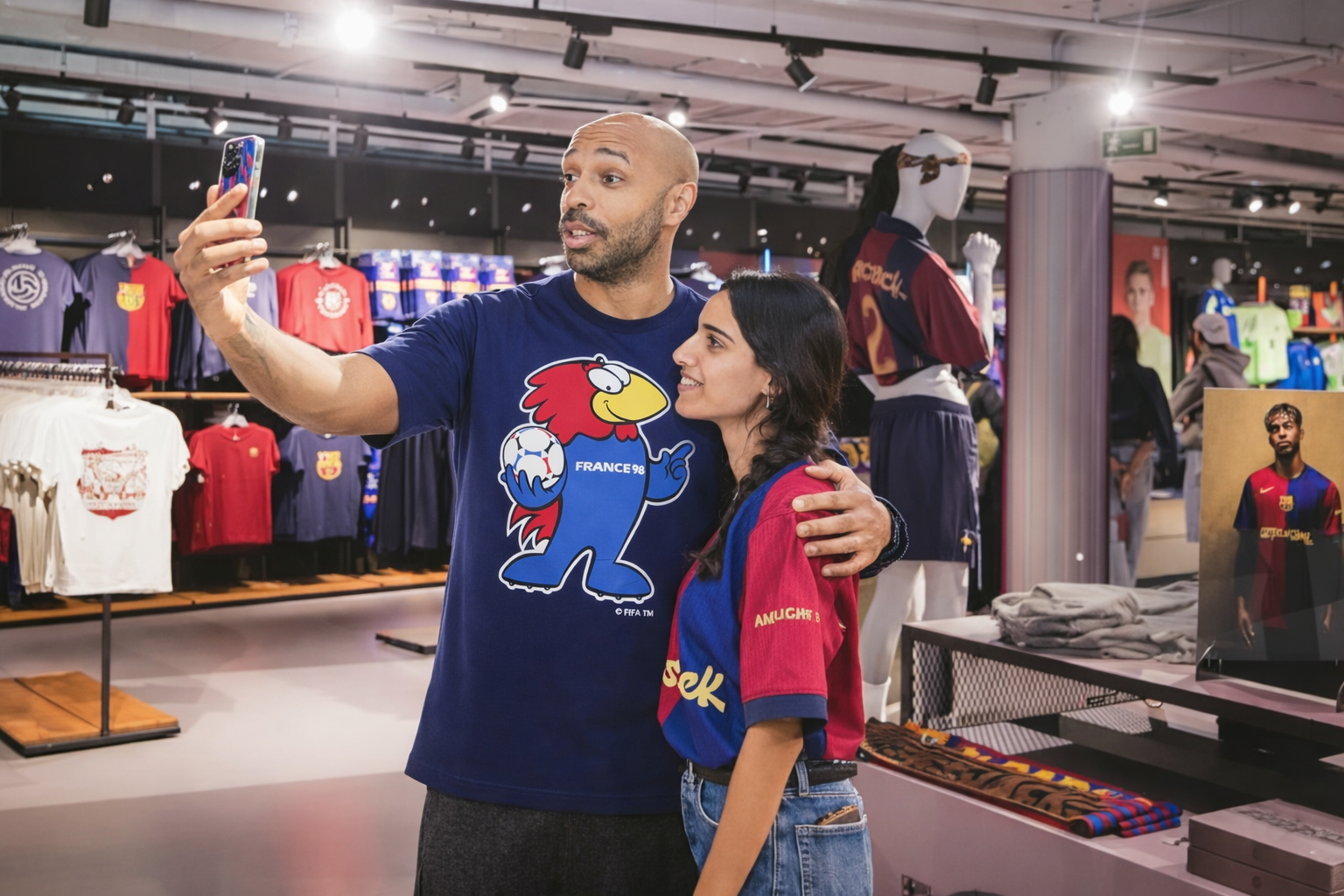 Playera Francia 98 Footix FIFA Classics