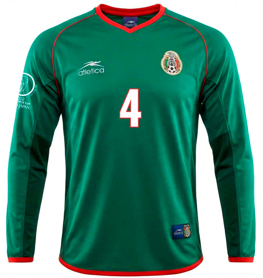 Jersey Mexico WC 2002 Local Manga Larga