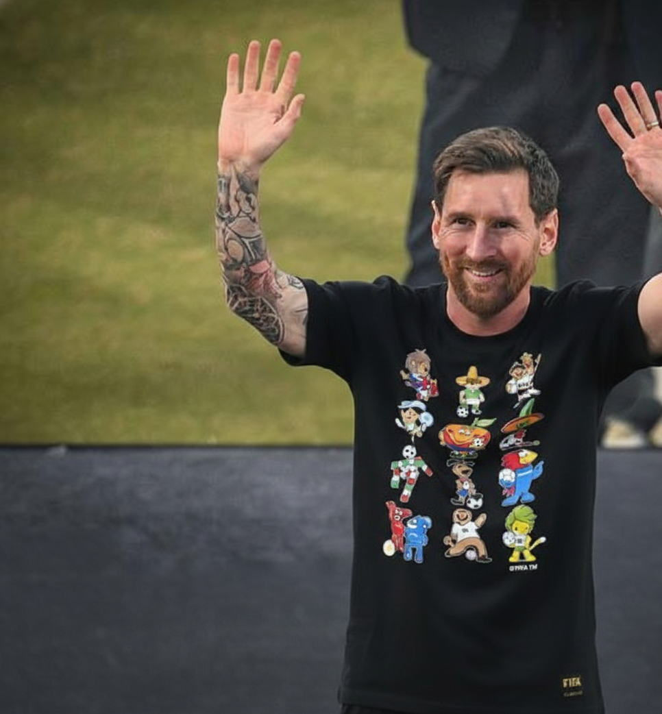 Playera FIFA Classics Mascotas Mundiales