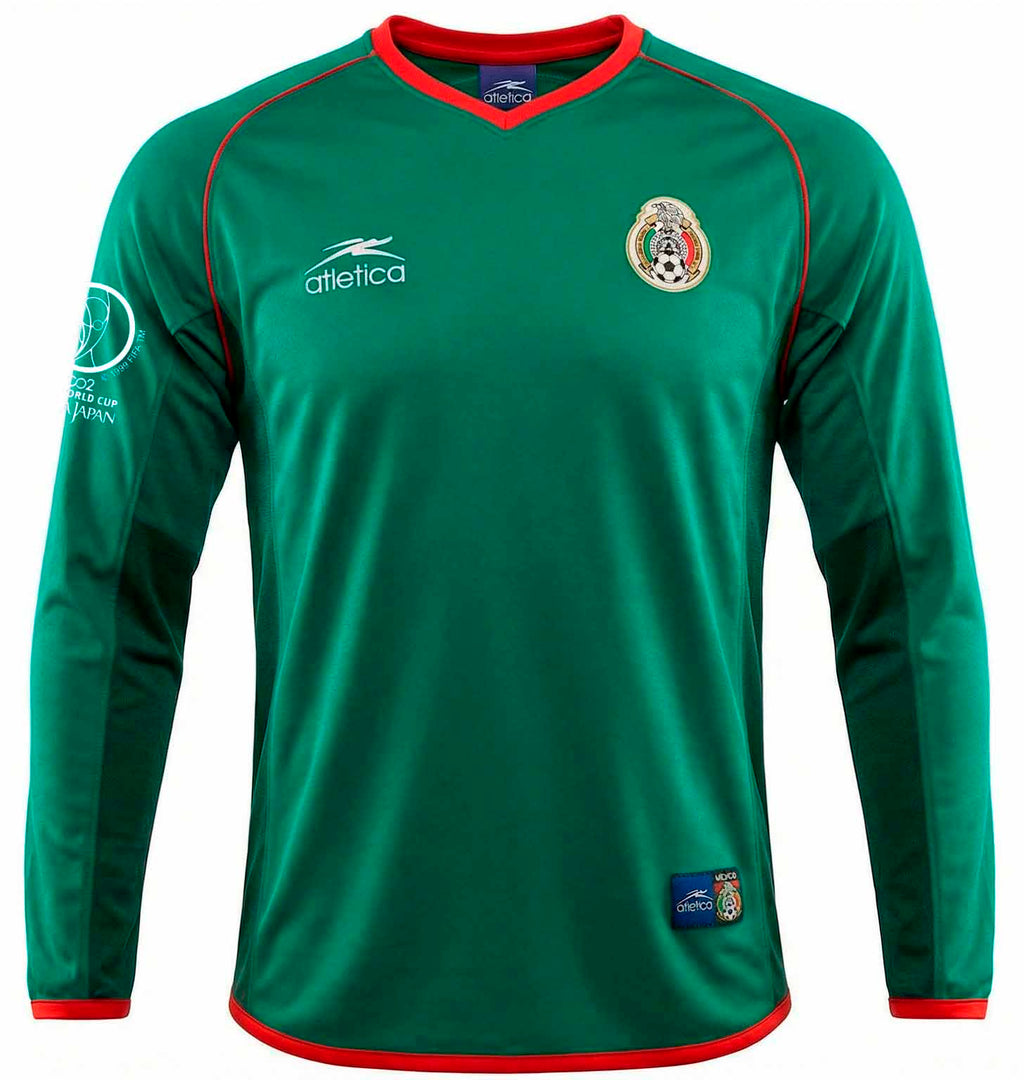 Jersey Mexico WC 2002 Local Manga Larga
