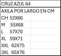 Camiseta Cruz Azul Retro 1964